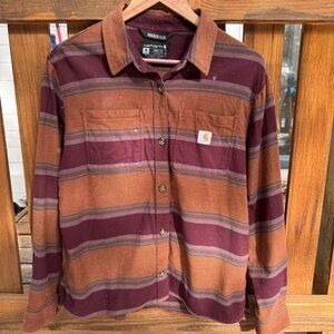 Women’s Rugged Flex Carhartt Flannel size Medium